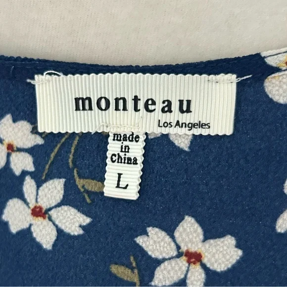 Monteau Floral Print Top - Picture 6 of 7